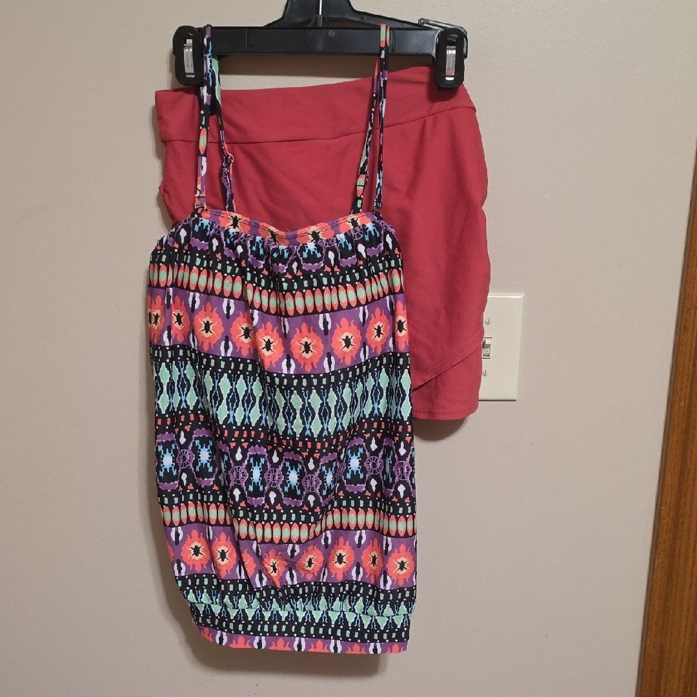 Colorful Patterned Women's Bikini Set